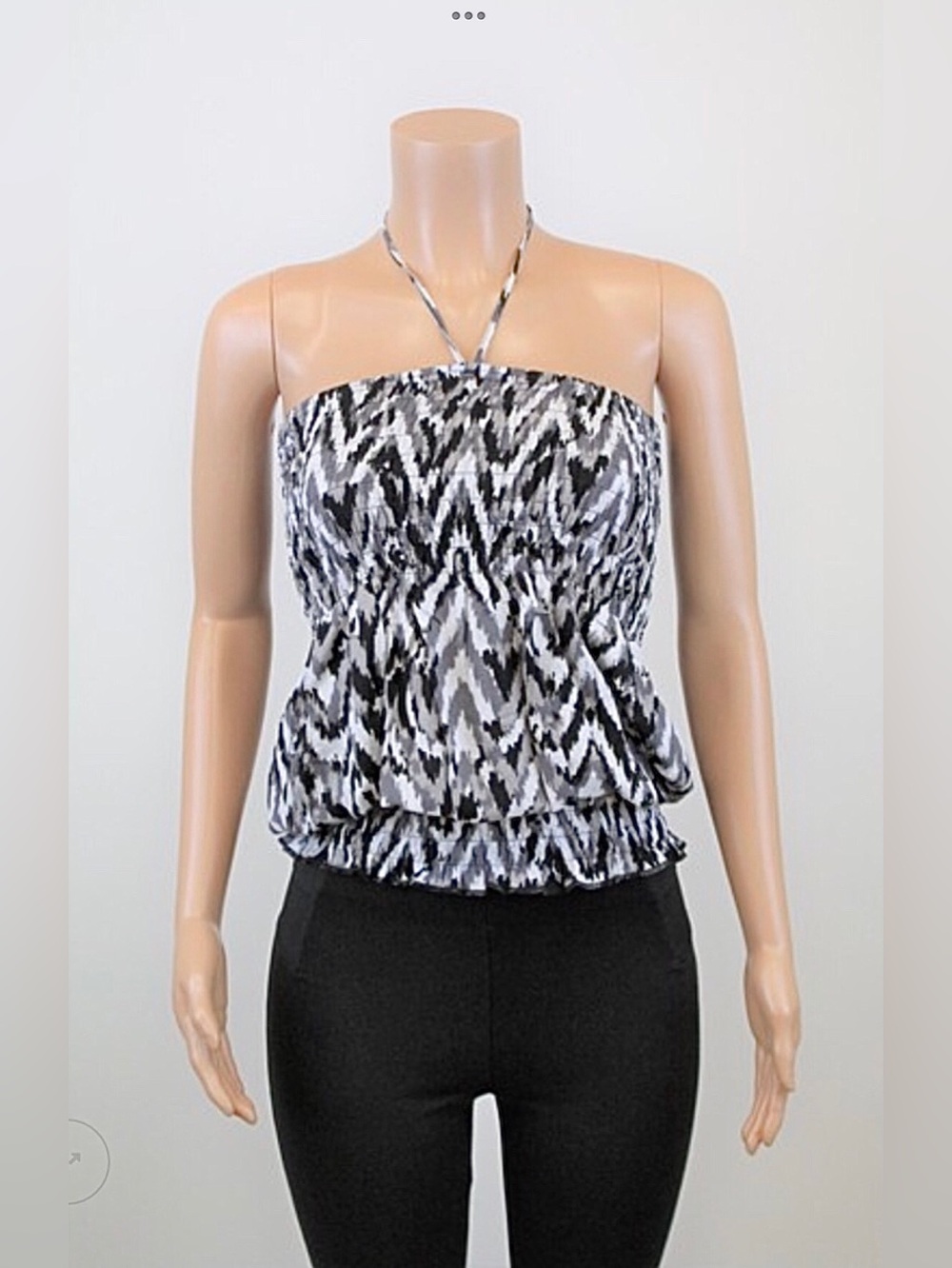 Guilty Sleeveless Bubble Halter Top